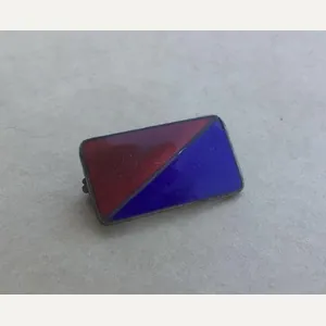 WW1 5th Division Artillery Colour Patch Unit Lapel Badge