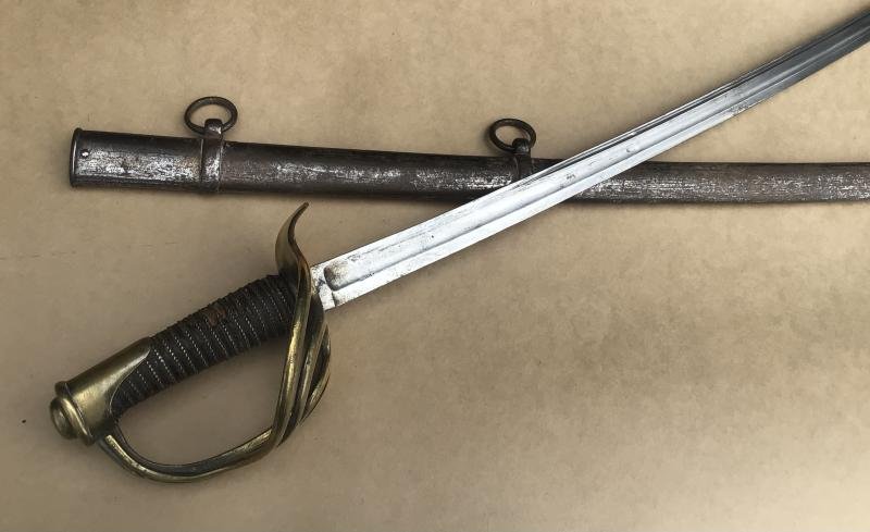 French 1822 Pattern Heavy Cavalry Troopers Sword — image 8