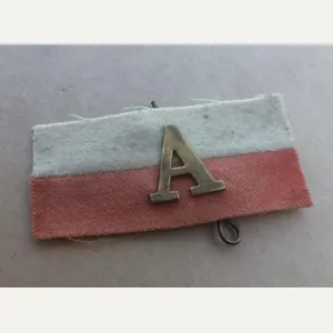 WW1 8th Infantry Battalion Colour Patch with ANZAC 'A'.