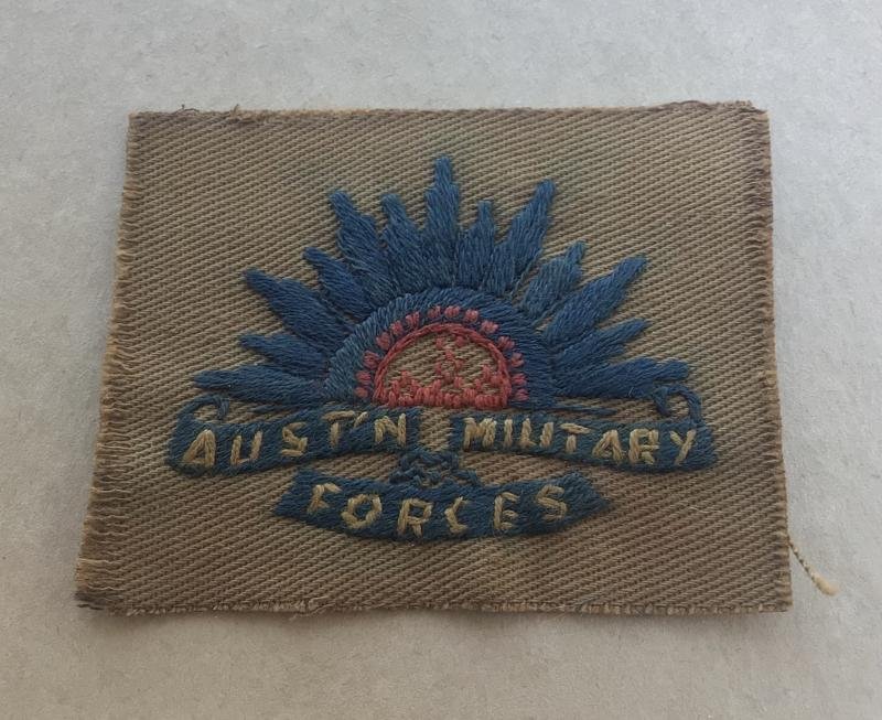 Australia WW1 AIF Demobilized Recruit Sleeve Badge — image 2