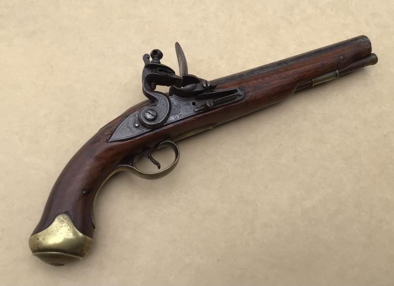 British Napoleonic Flintlock Light Dragoon Pistol — image 2
