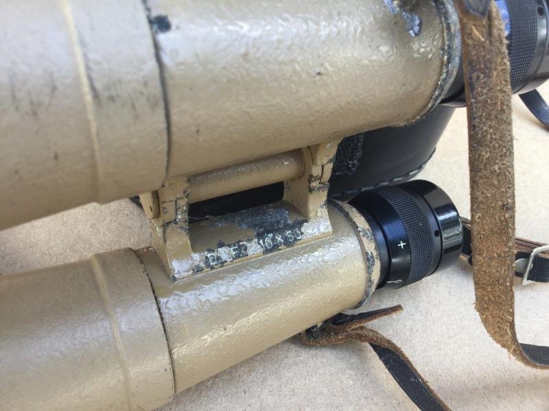 German WW2. WH 10x50 Panzer Binocular in Case — image 5