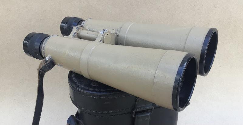 German WW2. WH 10x50 Panzer Binocular in Case — image 8