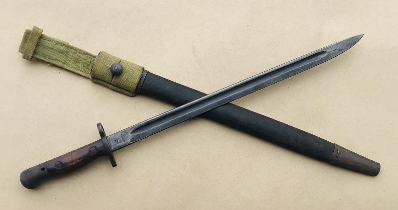 Australia WW2 Pattern 1907 Bayonet - 1944 Dated — image 4