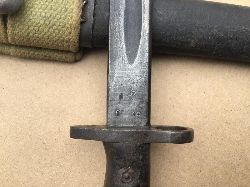 Australia WW2 Pattern 1907 Bayonet - 1944 Dated — image 6