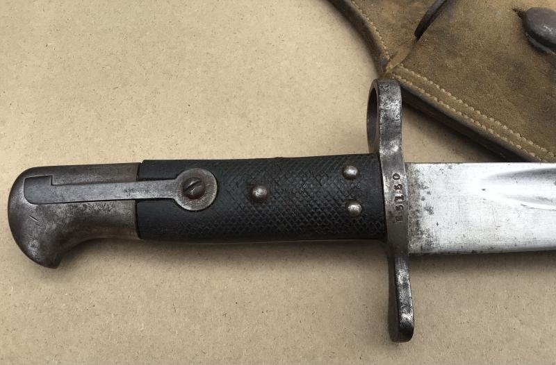 Australia Pre-Federation NSW Marked Yataghan Sword Bayonet. — image 10