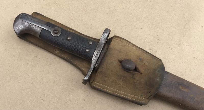 Australia Pre-Federation NSW Marked Yataghan Sword Bayonet. — image 2