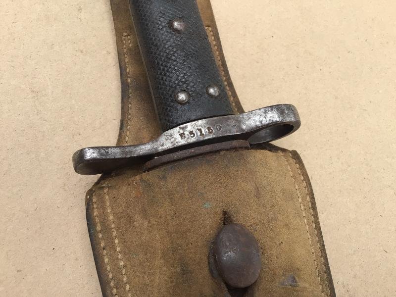 Australia Pre-Federation NSW Marked Yataghan Sword Bayonet. — image 3
