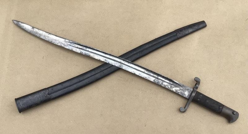 British 1860's Yataghan Bayomet. Possible Confederate Contract — image 5