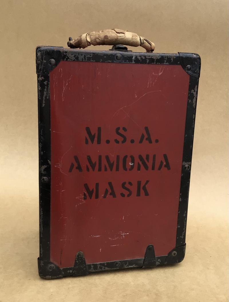 US c.1920's-30's MSA Industrial Braddock Amonia Mine Safety Mask — image 2