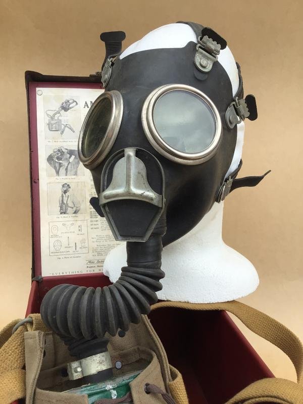 US c.1920's-30's MSA Industrial Braddock Amonia Mine Safety Mask — image 7