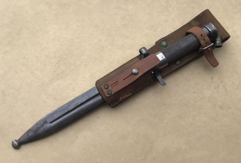 Swedish M1896 Bayonet with Peacetime Locking Plate — image 2