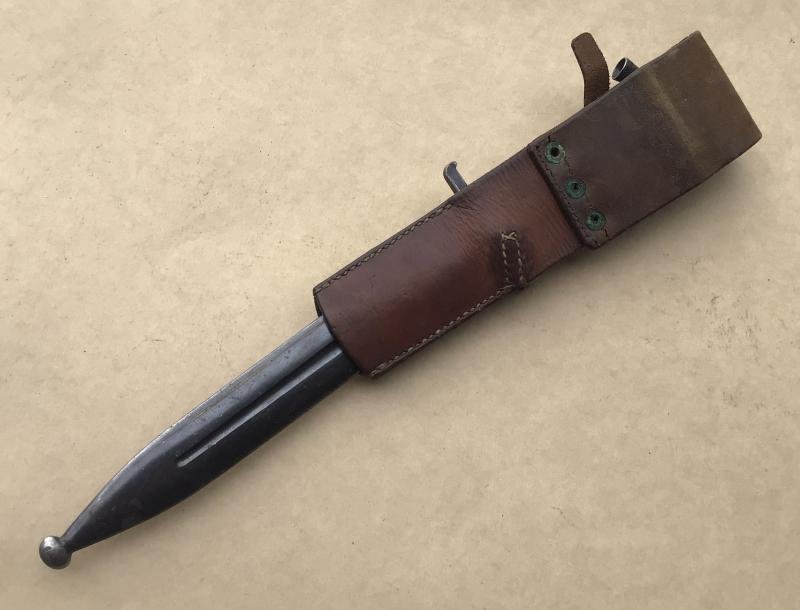 Swedish M1896 Bayonet with Peacetime Locking Plate — image 3