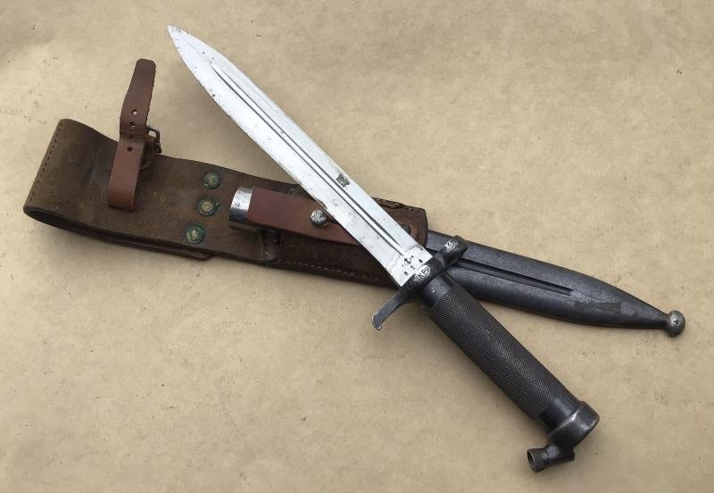 Swedish M1896 Bayonet with Peacetime Locking Plate — image 4