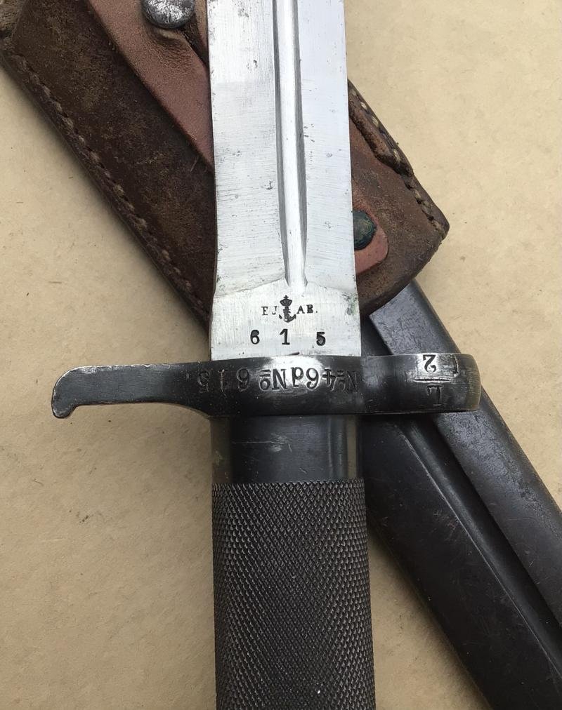 Swedish M1896 Bayonet with Peacetime Locking Plate — image 5