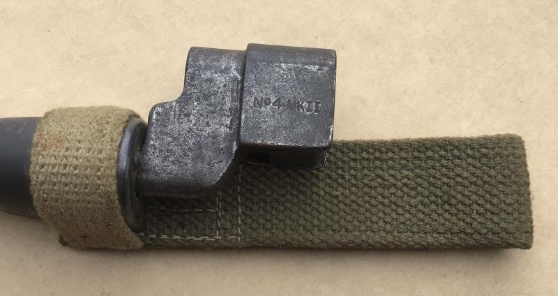 British WW2 No.4 Spike Bayonet - Victory Plastics Scbbard — image 2