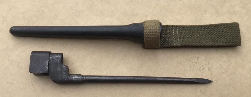 British WW2 No.4 Spike Bayonet - Victory Plastics Scbbard — image 3