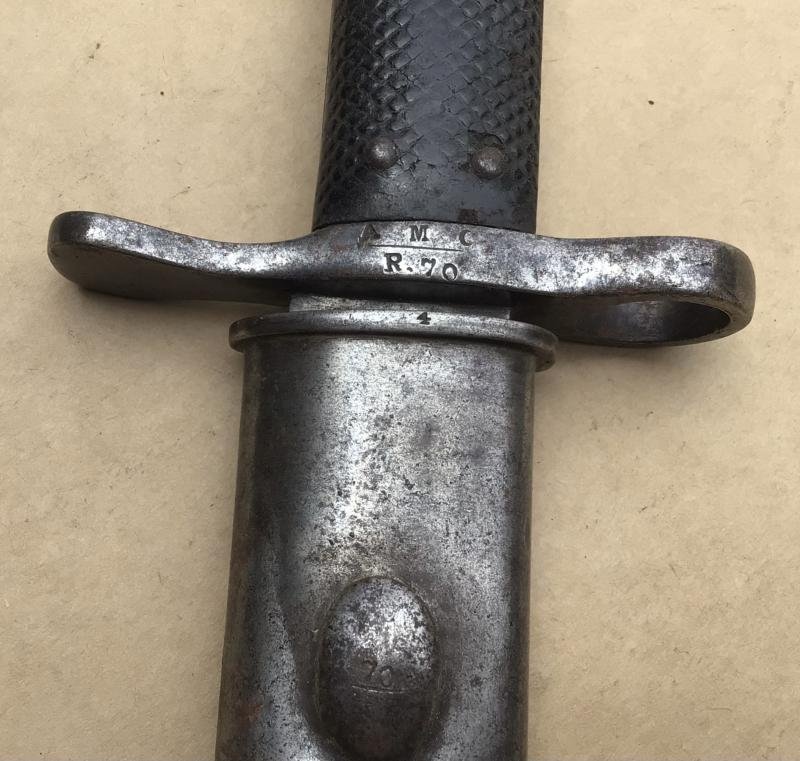 Australian Pre Federation Alexander Henry Bayonet - Unit Marked Army Medical Corps. — image 3