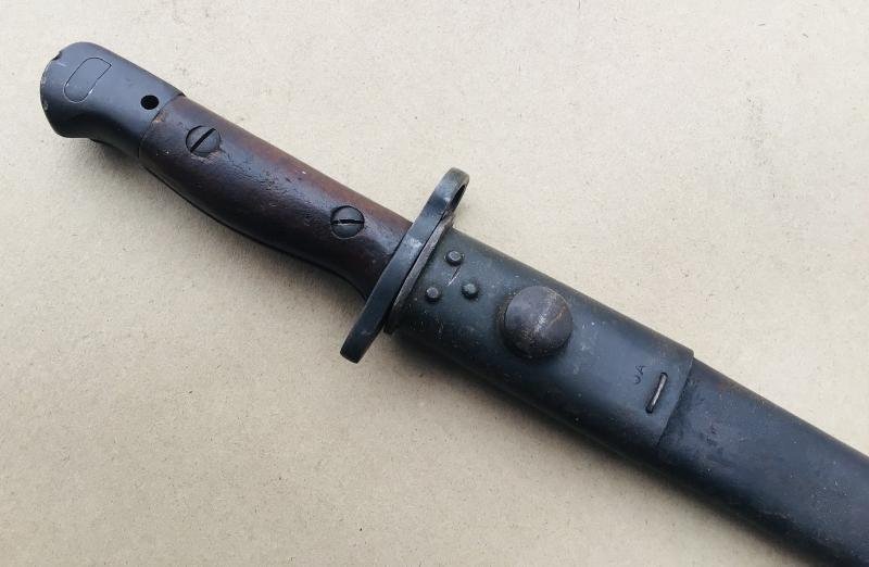 Australia WW2 Pattern 1907 Bayonet - 1943 Dated — image 3