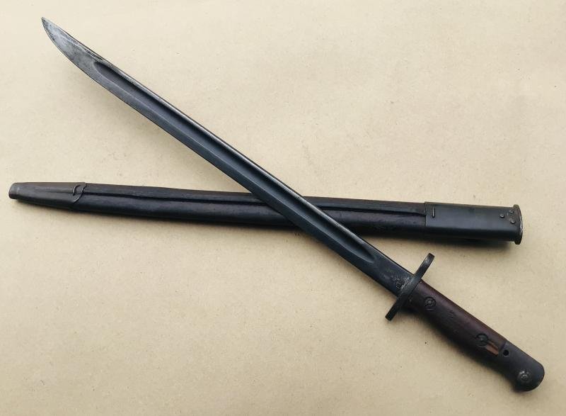 Australia WW2 Pattern 1907 Bayonet - 1943 Dated — image 6