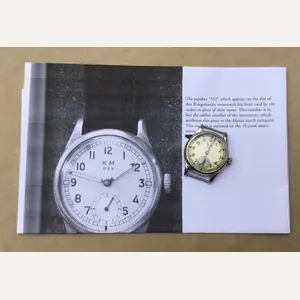 German WW2 Original Kreigsmarine Issue Wristwatch