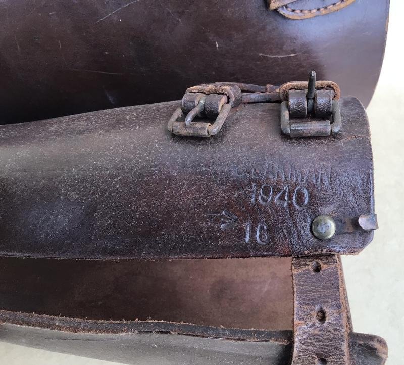 Australia WW2 Pattern 1903 Leather Leggings For Mounted Troops -1940 — image 4
