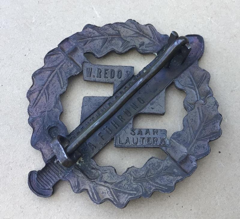 German WW2 SA Sports Badge in Bronze — image 2