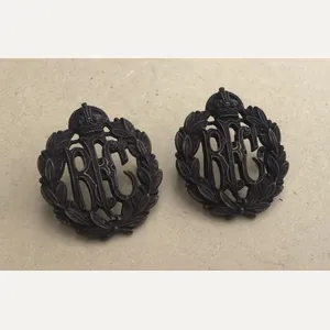 WW1 Royal Flying Corps Collar Badges