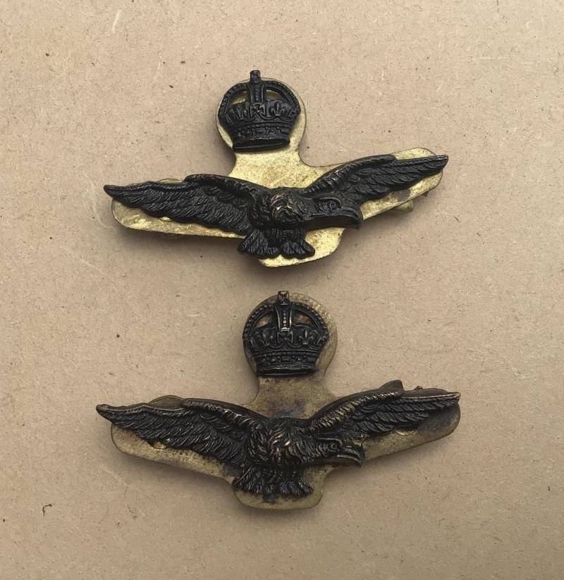 Australia WW2 RAAF Officers Cuff 'Eagle' Badges. — image 2