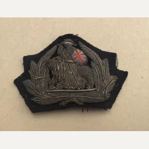 British c.WW2 Merchant Shipping Line Officers Hat Badge