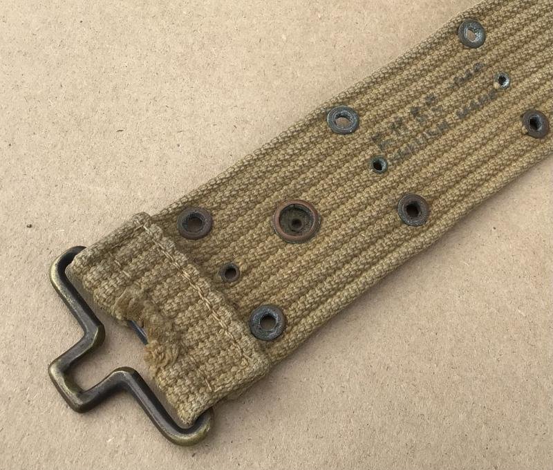 US WW2 M1936 Pistol Belt - British Made — image 4