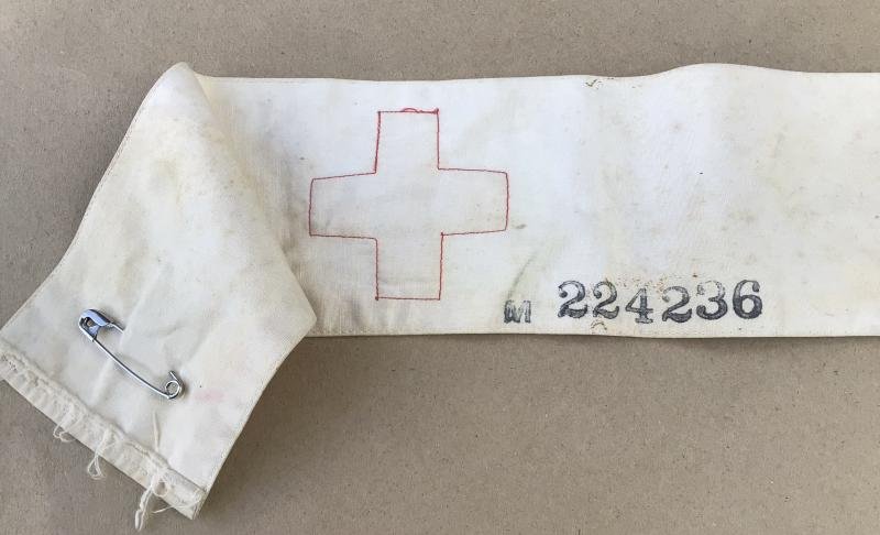 US WW2 Field Medic Arm Brassard — image 3