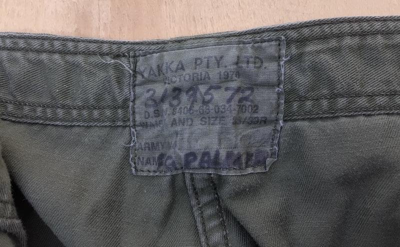 Australia Vietnam War Jungle Green Trousers -1970 — image 4
