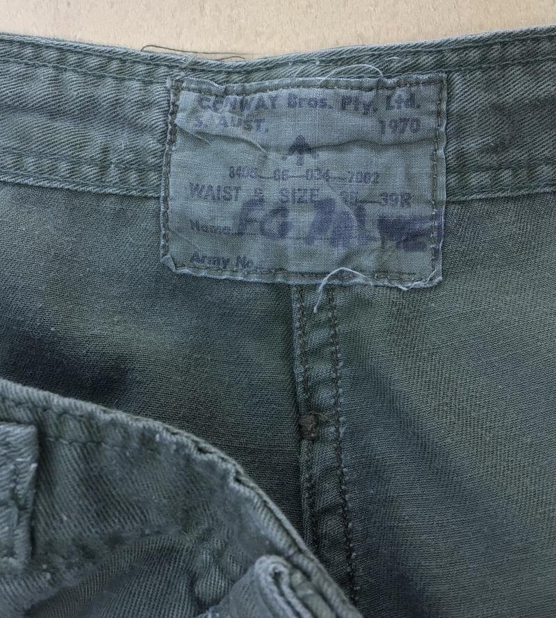 Australia Vietnam War Jngle Greens Trousers -1970 — image 5