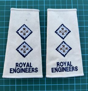 Royal Engineers Lieutenant Rank Slide