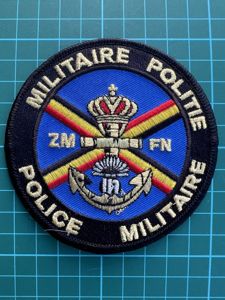 Belgium Naval Police patch Militaire Politie Military Police