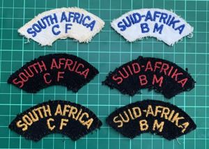6 South Africa Cadet Force Shoulder Titles