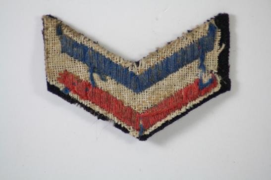 WW1 Service Chevron on Black or Navy — image 2