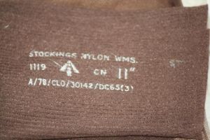 ATS, WRAC Vintage Military Stockings Nylon WMS 10 1/2' Orignals