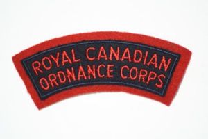 Royal Canadian Ordnance Corp Shoulder Title