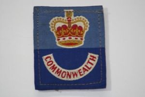 Commonwealth Brigade Silk Formation Sign backed