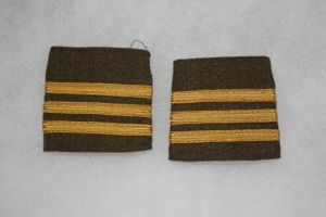 Canadian Cadet Rank Slides pair