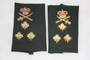 Canada Lieutenant General Rank Slides Pair