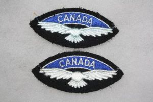 Royal Canadian Airforce Shoulder Flashes