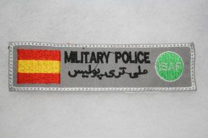 Spain Policia Militar (Military Police) ISAF Chest Patch