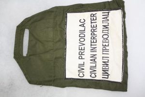 Rare Canadian Civilian Interpreter Armband/Brassard Bosnia