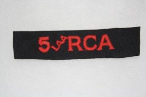 5 LAA RCA Shoulder Title