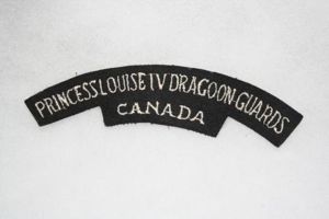 Princess Louise IV Dragoon Guards Canada Shoulder Title