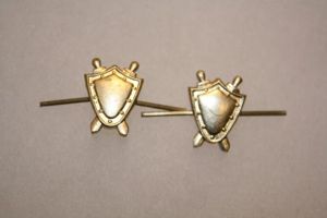 Russian Legal Pair Collar Badges