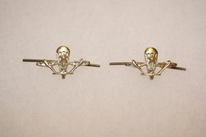 Russian Parachutists Pair Collar Badges